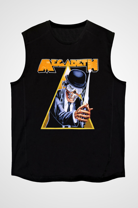 Megadeth Siyah Unisex Kolsuz Tişört