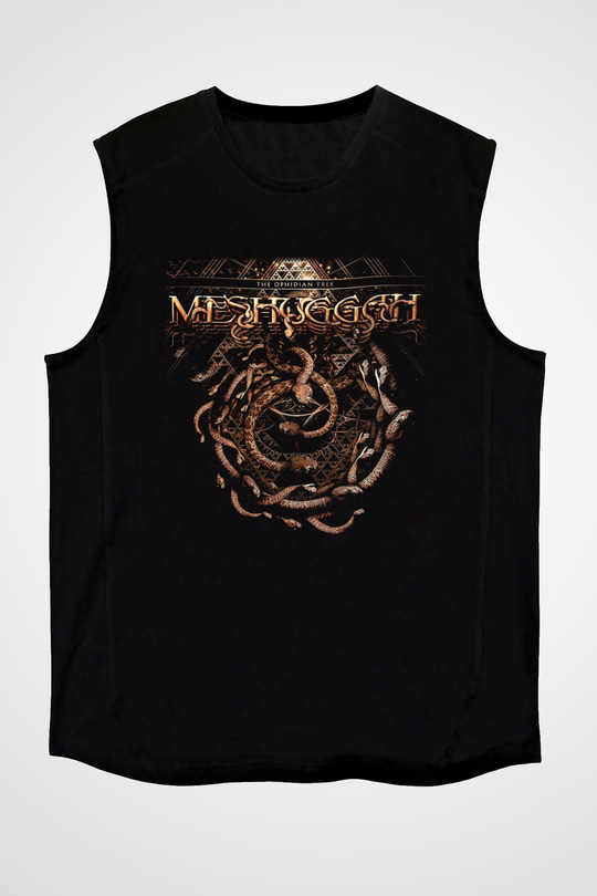 Meshuggah Siyah Unisex Kolsuz Tişört