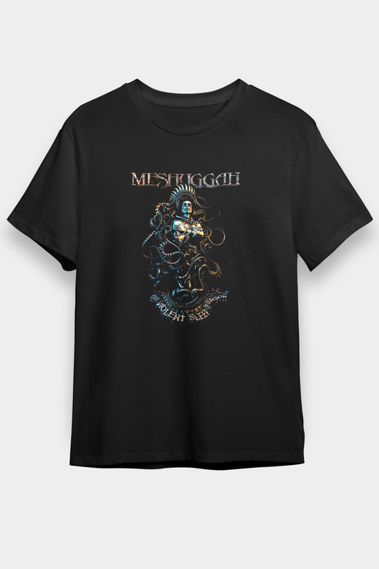 Meshuggah Siyah Unisex Tişört T-Shirt - TişörtFabrikası