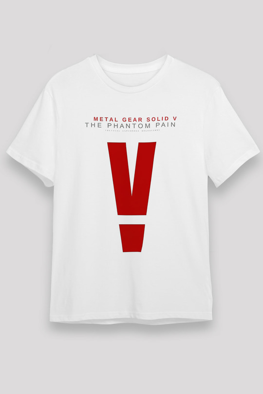 Metal Gear Solid Beyaz Unisex Tişört T-Shirt
