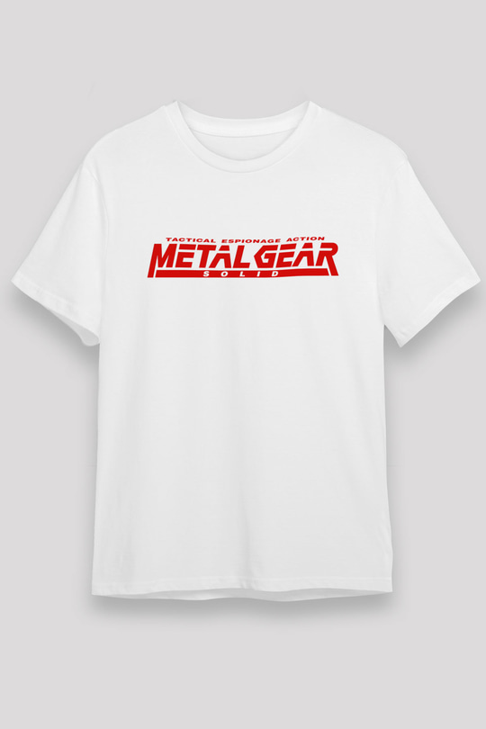 Metal Gear Solid Beyaz Unisex Tişört T-Shirt