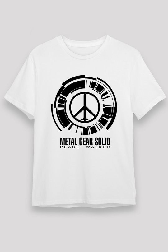 Metal Gear Solid Beyaz Unisex Tişört T-Shirt