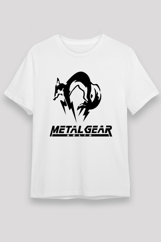 Metal Gear Solid Beyaz Unisex Tişört T-Shirt
