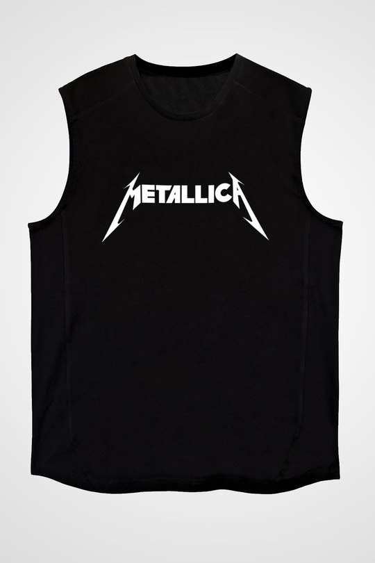 Metallica Siyah Unisex Kolsuz Tişört