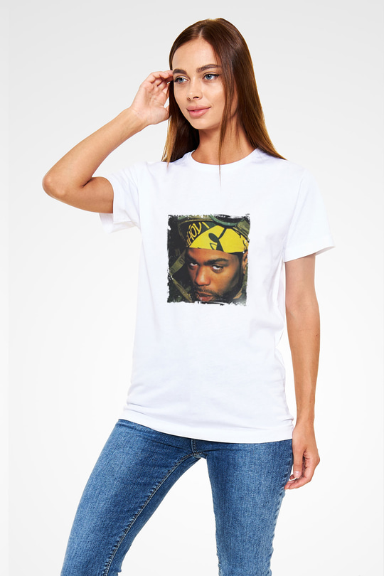 Method Man Baskılı Unisex Beyaz Tişört