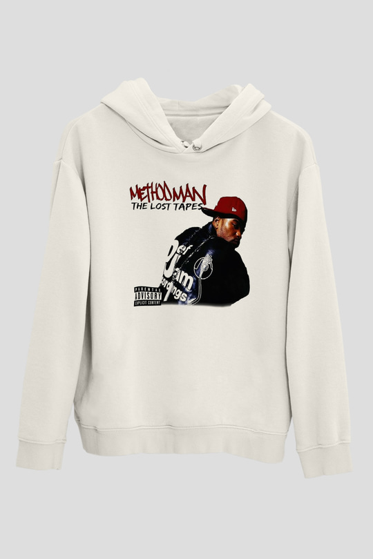 Method Man Beyaz Unisex Kapşonlu Sweatshirt