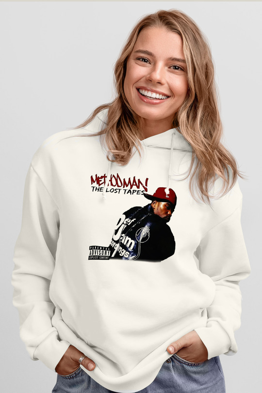 Method Man Beyaz Unisex Kapşonlu Sweatshirt