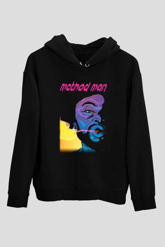 Method Man Siyah Unisex Hoodie
