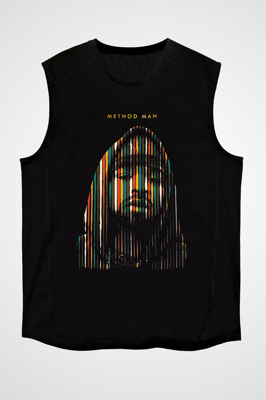 Method Man Siyah Unisex Kolsuz Tişört