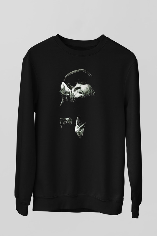Method Man Siyah Unisex Sweatshirt