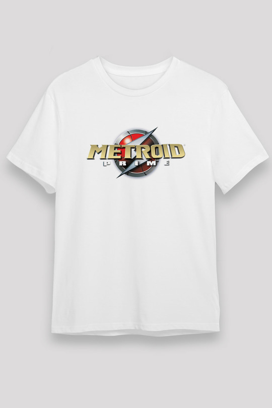 Metroid Prime Beyaz Unisex Tişört T-Shirt