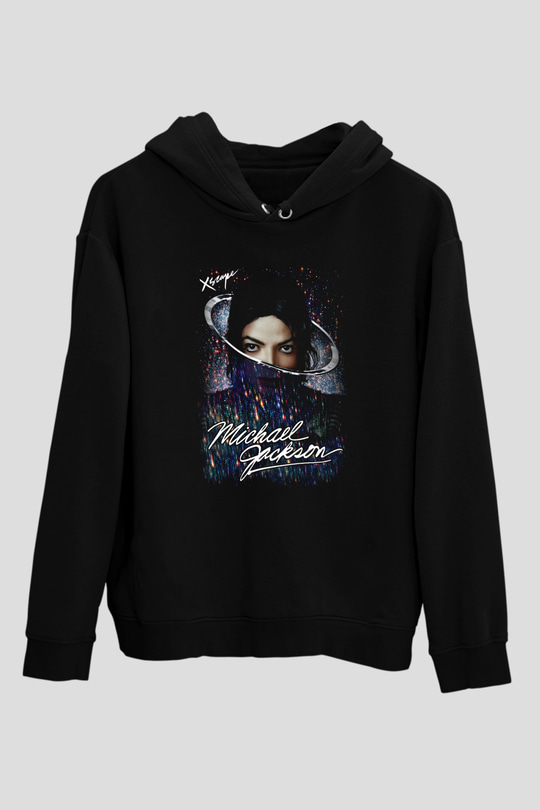 Michael Jackson Siyah Unisex Hoodie
