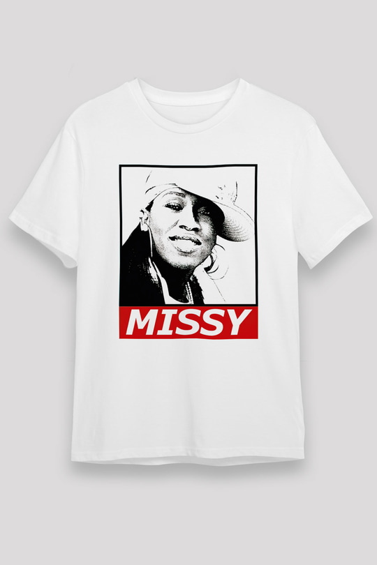Missy Elliott Beyaz Unisex Tişört T-Shirt - TişörtFabrikası