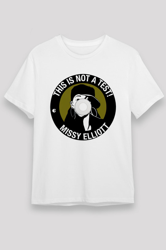 Missy Elliott Beyaz Unisex Tişört T-Shirt - TişörtFabrikası