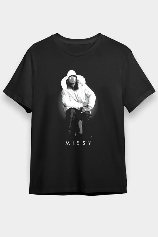 Missy Elliott Siyah Unisex Tişört T-Shirt - TişörtFabrikası