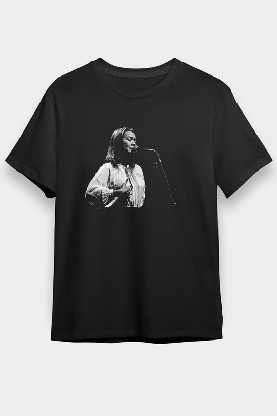 Mitski Baskılı Baskılı Unisex Siyah Tişört - Tshirt