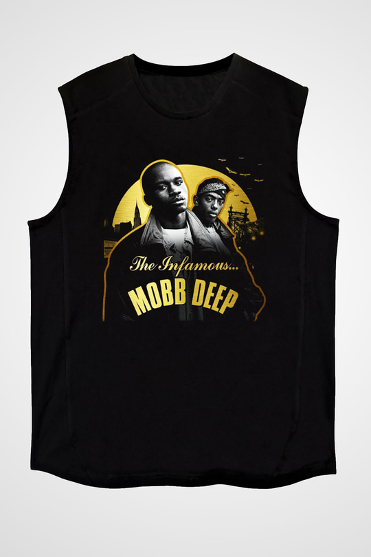 Mobb Deep Siyah Unisex Kolsuz Tişört