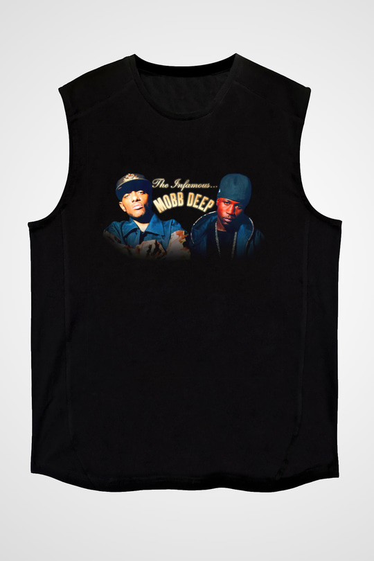 Mobb Deep Siyah Unisex Kolsuz Tişört