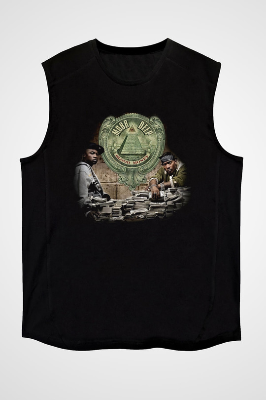 Mobb Deep Siyah Unisex Kolsuz Tişört
