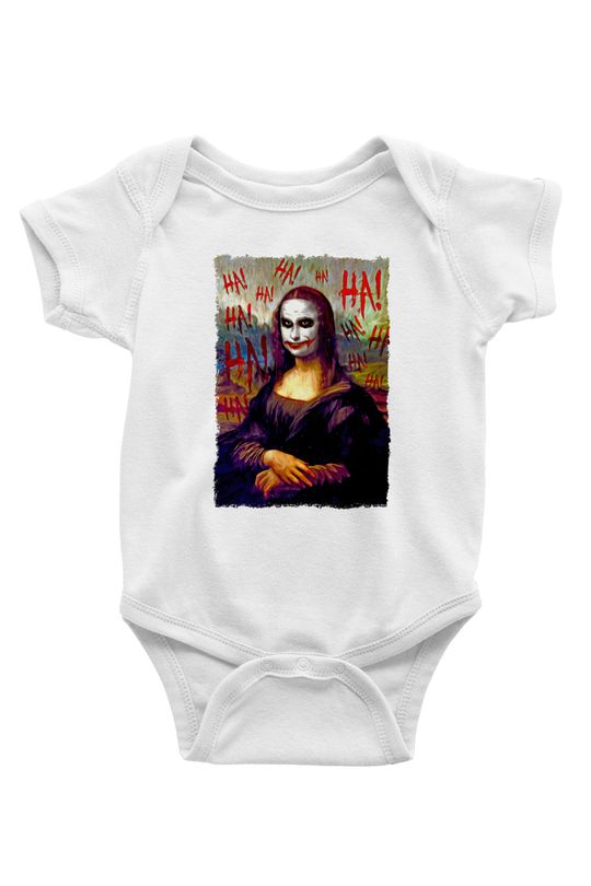 Mona Lisa Beyaz Bebek Body - Zıbın