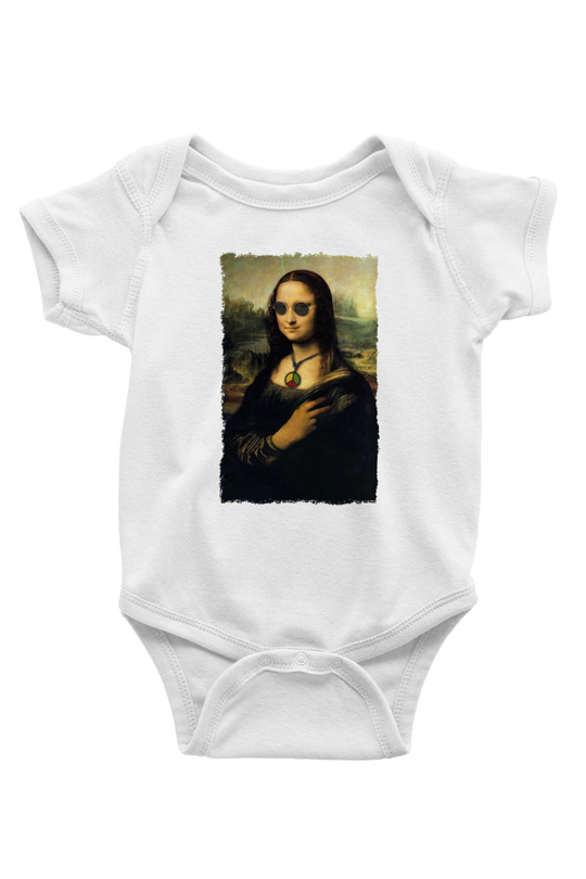 Mona Lisa Beyaz Bebek Body - Zıbın