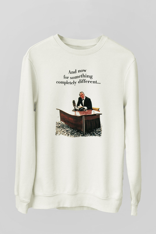 Monty Pythons Flying Circus Beyaz Unisex Sweatshirt