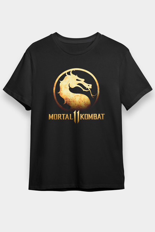 Mortal Kombat Siyah Unisex Tişört T-Shirt