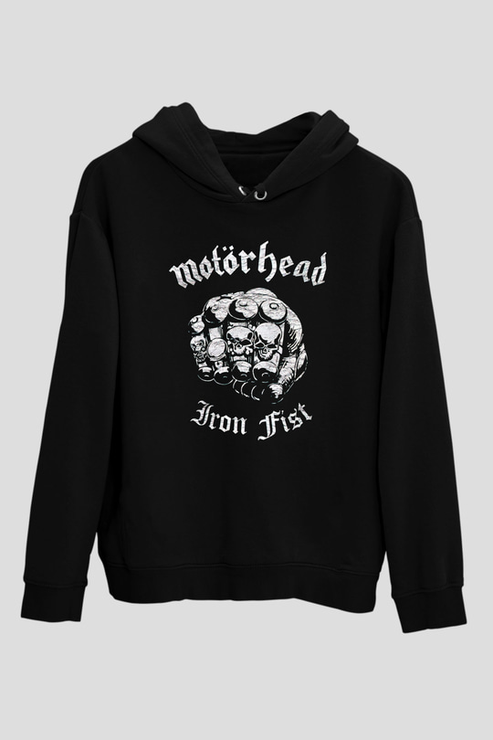 Motörhead Siyah Unisex Kapüşonlu Sweatshirt
