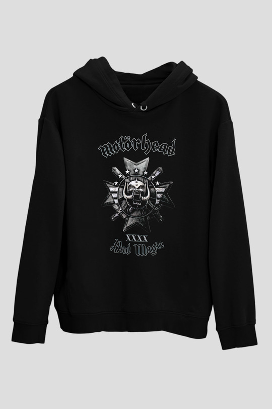 Motörhead Siyah Unisex Kapüşonlu Sweatshirt