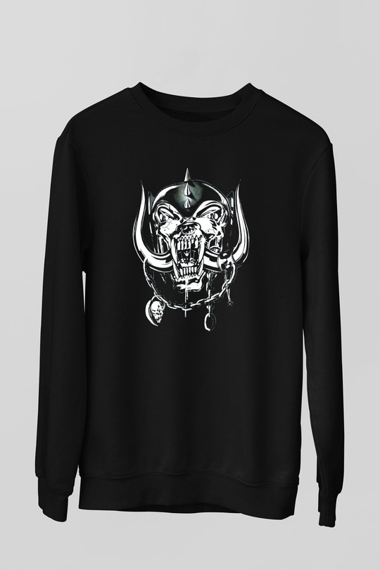 Motörhead Siyah Unisex Sweatshirt