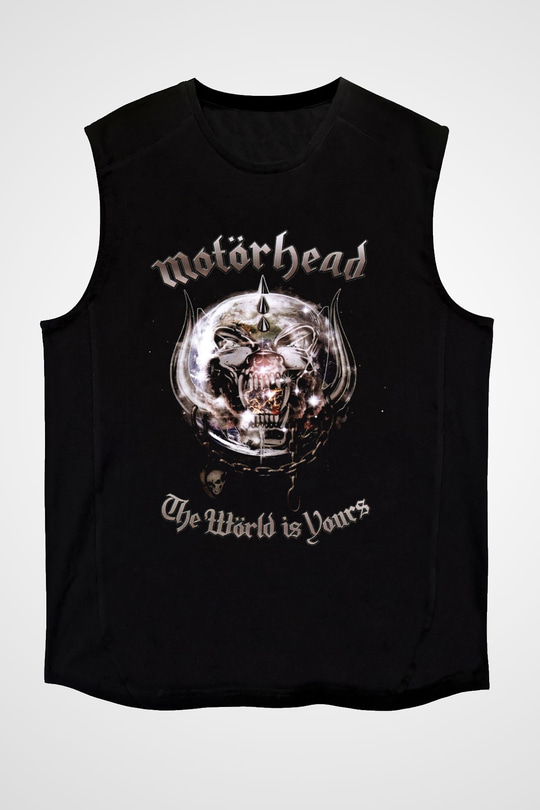 Motörhead The Wörld Is Yours Siyah Unisex Kolsuz Tişört