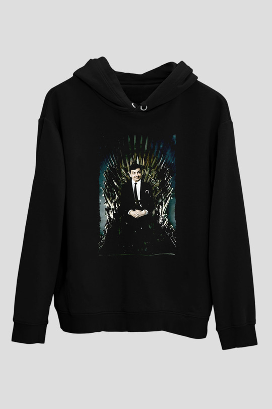 Mr.Bean Siyah Unisex Hoodie