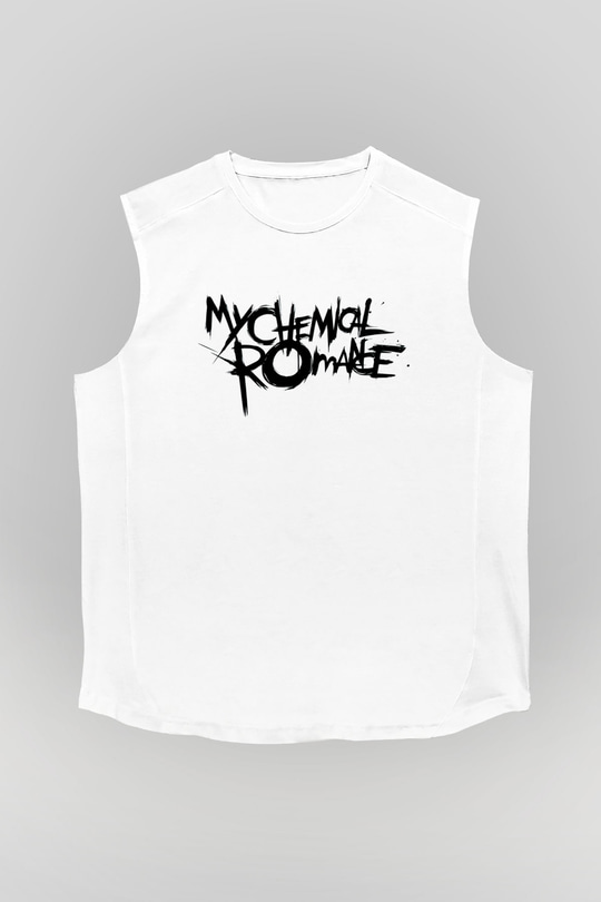 My Chemical Romance Beyaz Unisex Kolsuz Tişört