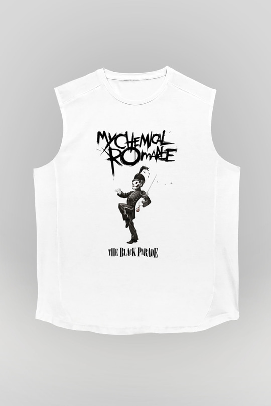 My Chemical Romance Beyaz Unisex Kolsuz Tişört