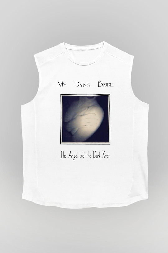 My Dying Bride Baskılı Beyaz Unisex Kolsuz Tişört - Tshirt