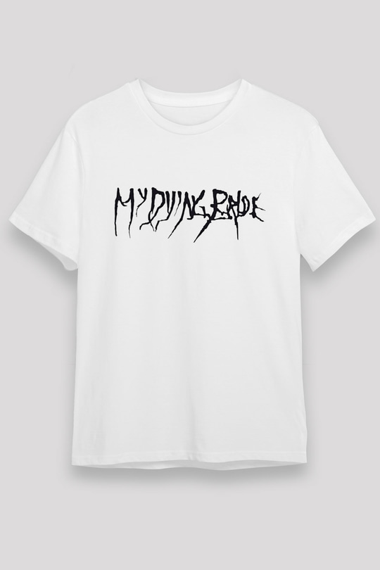My Dying Bride Baskılı Unisex Beyaz Tişört - Tshirt