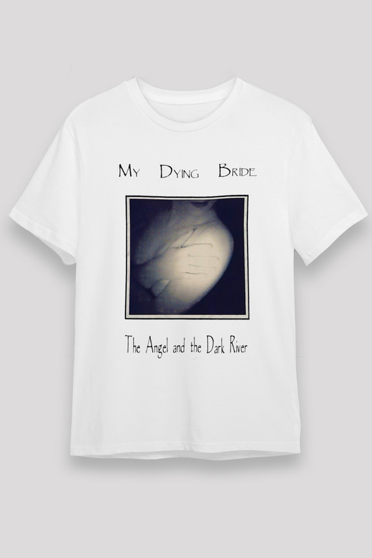 My Dying Bride Baskılı Unisex Beyaz Tişört - Tshirt