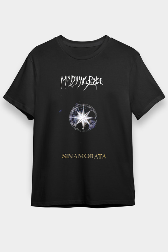 My Dying Bride Baskılı Unisex Siyah Tişört - Tshirt