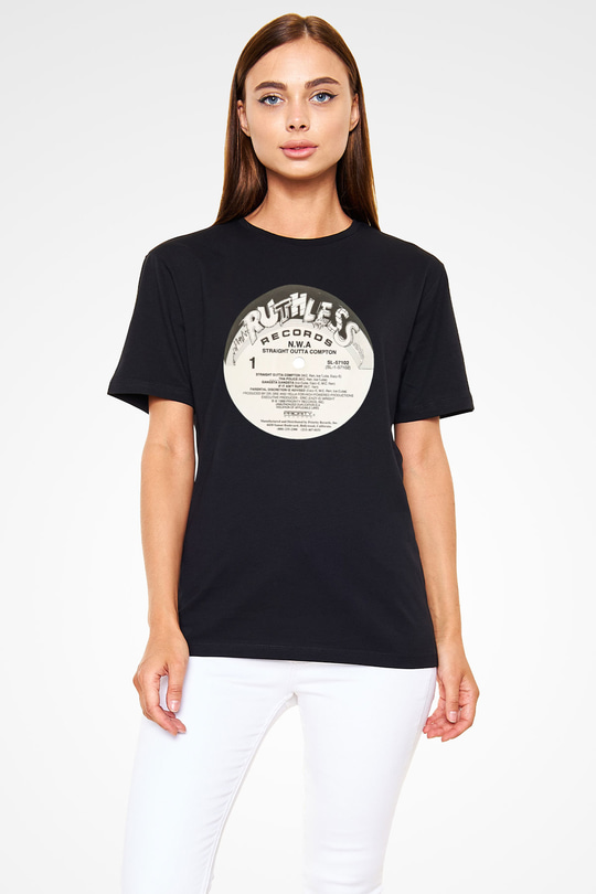 N.W.A Siyah Unisex Tişört T-Shirt - TişörtFabrikası