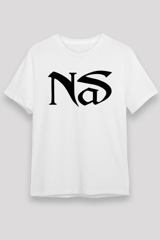 Nas Beyaz Unisex Tişört T-Shirt - TişörtFabrikası