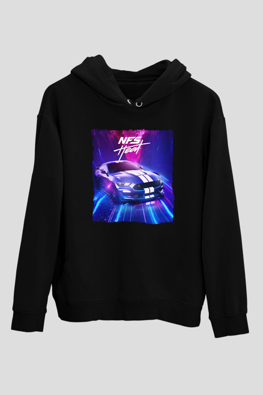 Need for Speed Siyah Unisex Hoodie