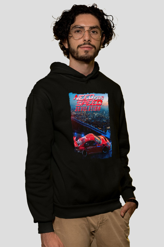 Need for Speed Siyah Unisex Hoodie