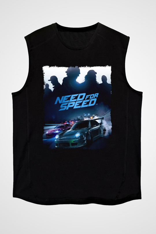 Need for Speed Siyah Unisex Kolsuz Tişört