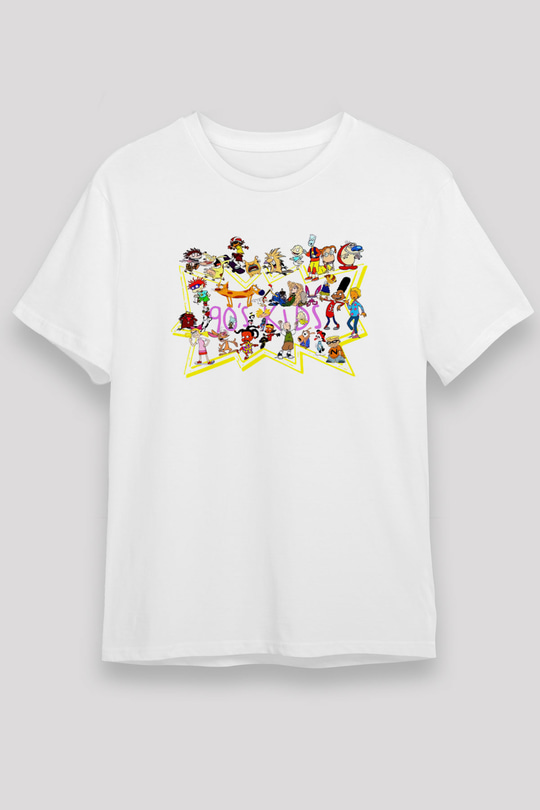 Nickelodeon Beyaz Unisex Tişört T-Shirt