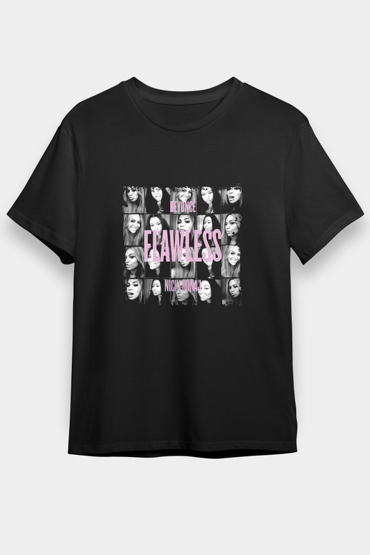 Nicki Minaj Baskılı Unisex Siyah Tişört