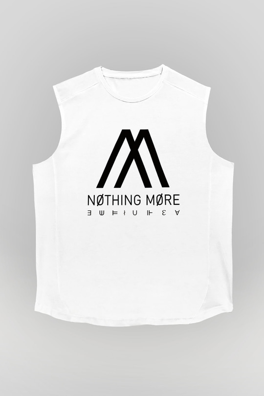 Nothing More Beyaz Unisex Kolsuz Tişört