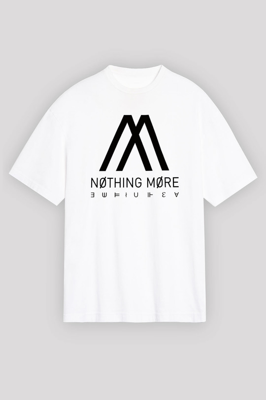 Nothing More Beyaz Unisex Oversize Tişört T-Shirt