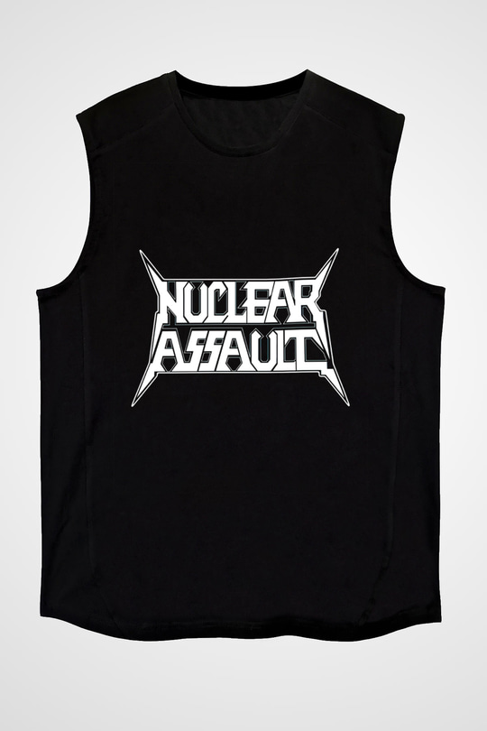 Nuclear Assault Siyah Unisex Kolsuz Tişört