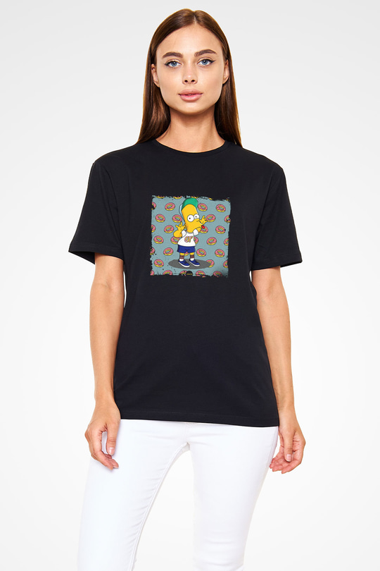Odd Future Baskılı Unisex Siyah Tişört
