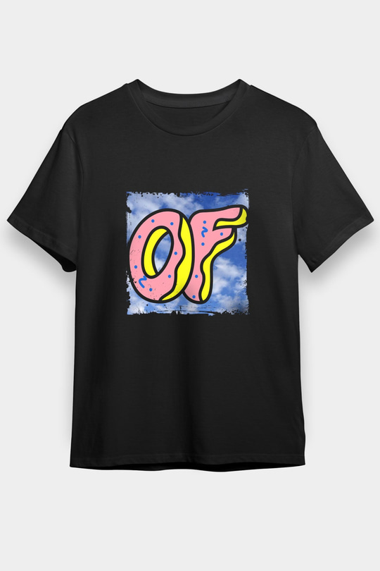 Odd Future Baskılı Unisex Siyah Tişört